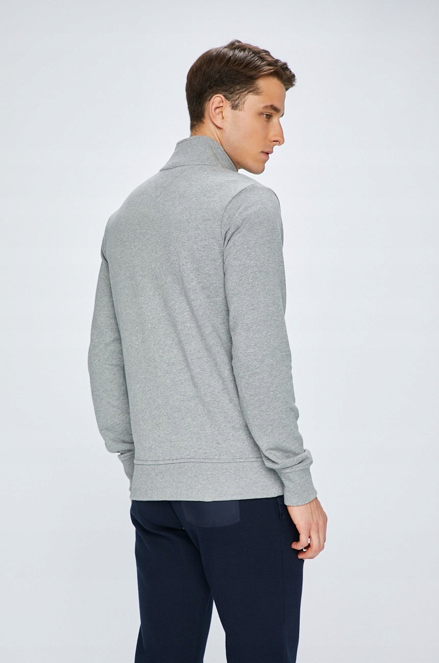 TOMMY HILFIGER BLUZA CORPORATE STRIPE ZIP GRAY M Model MW0MW06998 501