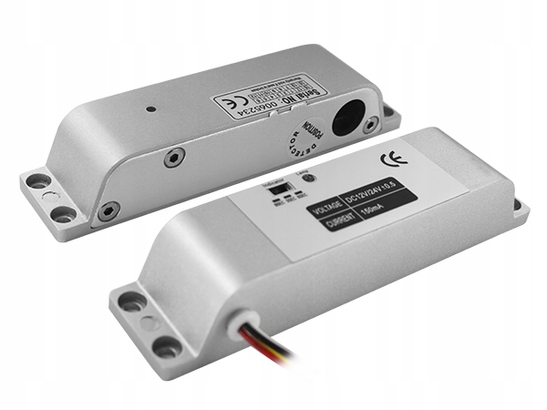 Rygiel Trzpieniowy elektrozaczep rewersyjny 800KG Natynkowy elektromagnes