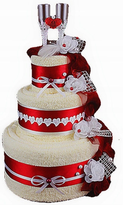 

Tort Z 4 Reczników Ślub Urodziny