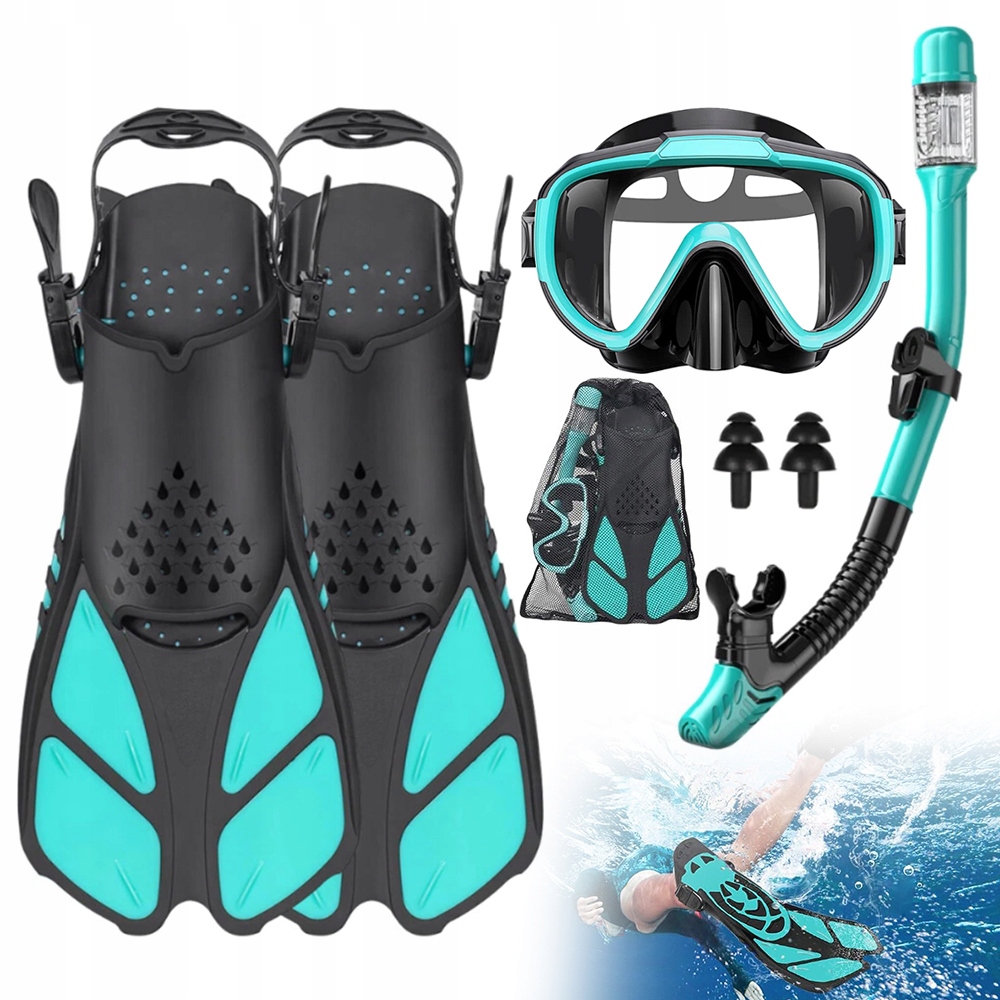 Sada Potápěčské Brýle A Dýmka Na Potápění Brýle A Šnorchl Na Šnorchlování ploutve