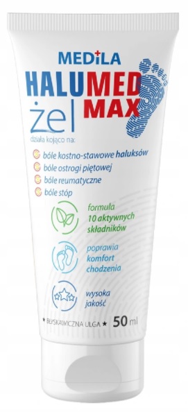 

Halumed Max żel na haluksy i ostrogi