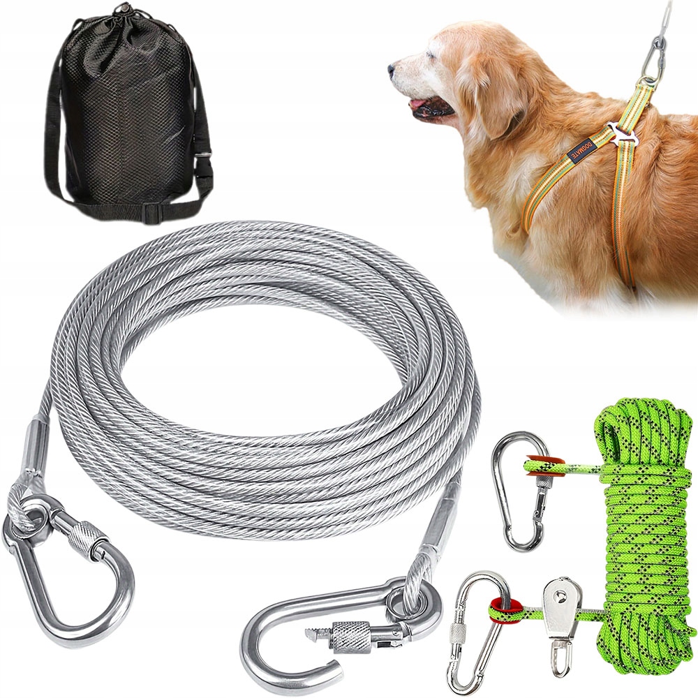 Levně Vodítko pro malého velkého psa 3M 15M Vodotěsný reflexní kabel pro běžecký pás