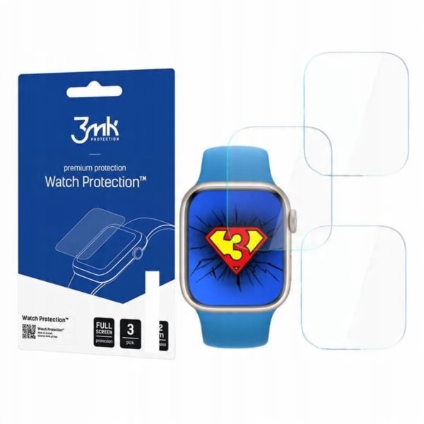 

3MK Arc Szkło Folia do Apple Watch 7 41mm 3szt