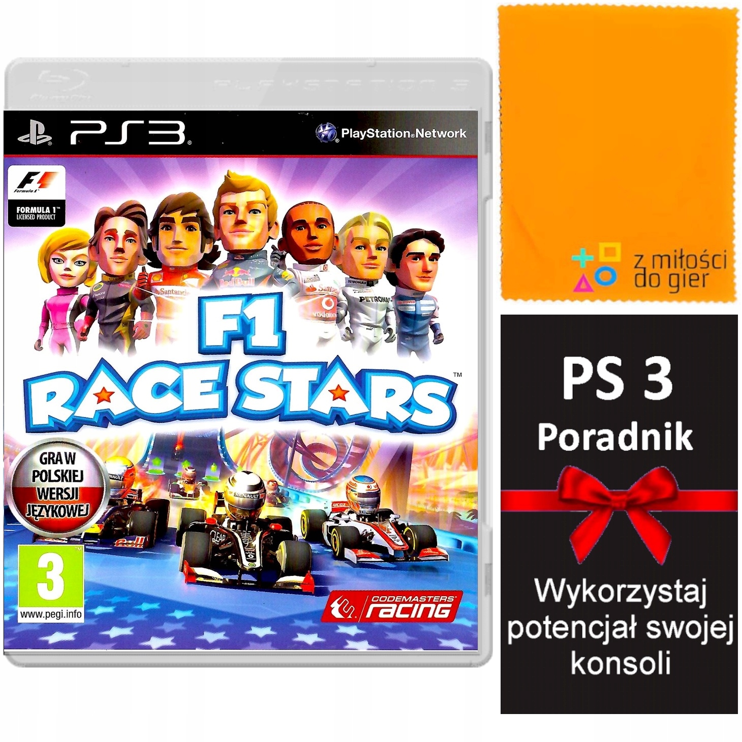 gra dla dzieci na PS3 F1 RACE STARS Polskie Wydanie Po Polsku PL