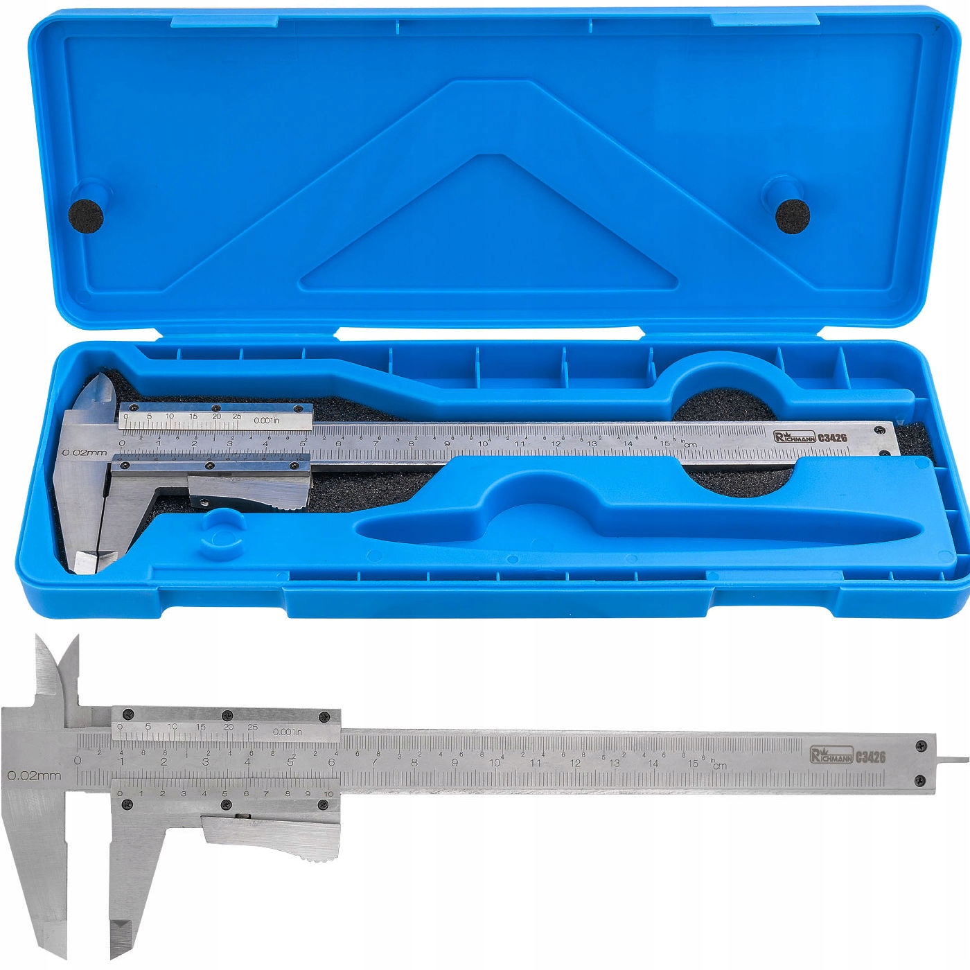 

Suwmiarka Auto-lock 150 mm 0,02 mm C3426 Richmann