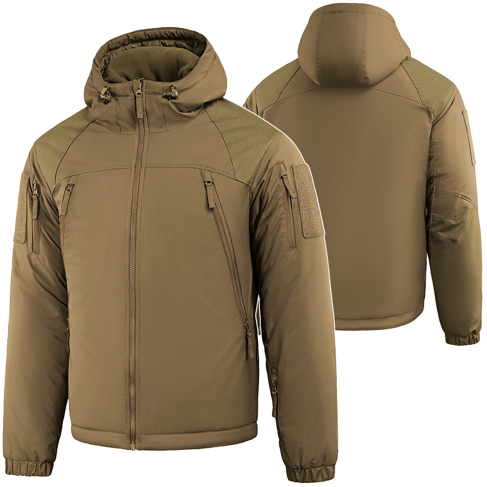 Kurtka Zimowa z Kapturem M-Tac Alpha Gen3 Pro Prima Ocieplana Coyote XXL