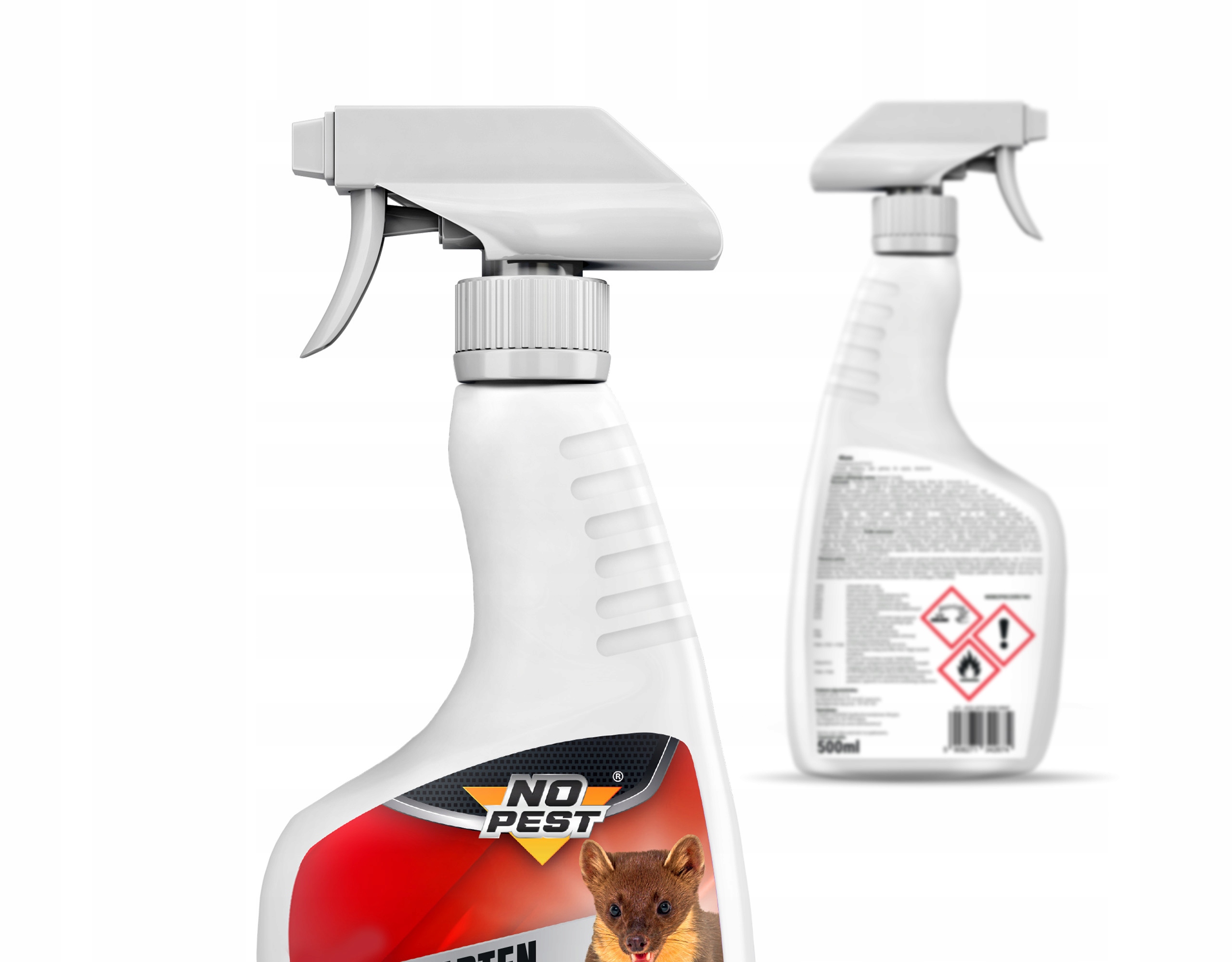ŚRODEK SPRAY PŁYN PREPARAT NA KUNY ODSTRASZACZ KUN NO MARTEN NO PEST 500ML Marka No-Pest