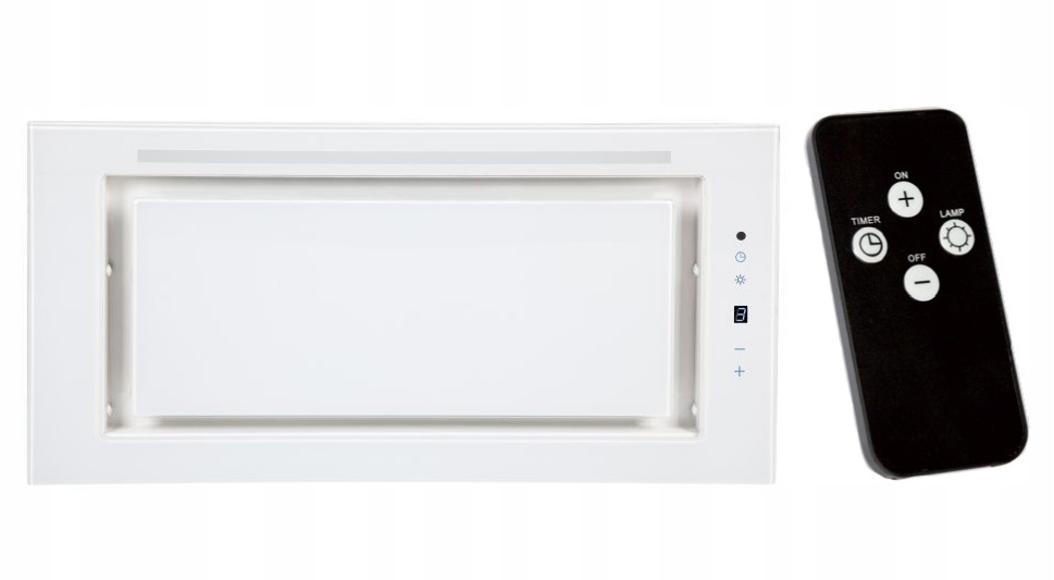 Okap TOFLESZ OK-6 Linea Glass LED 60 Biały + Pilot 850m3/h