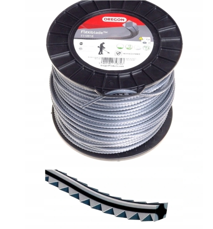 ŻYŁKA KOSA OREGON FLEXIBLADE ŚR 2,5MM x 10 M MOCNA
