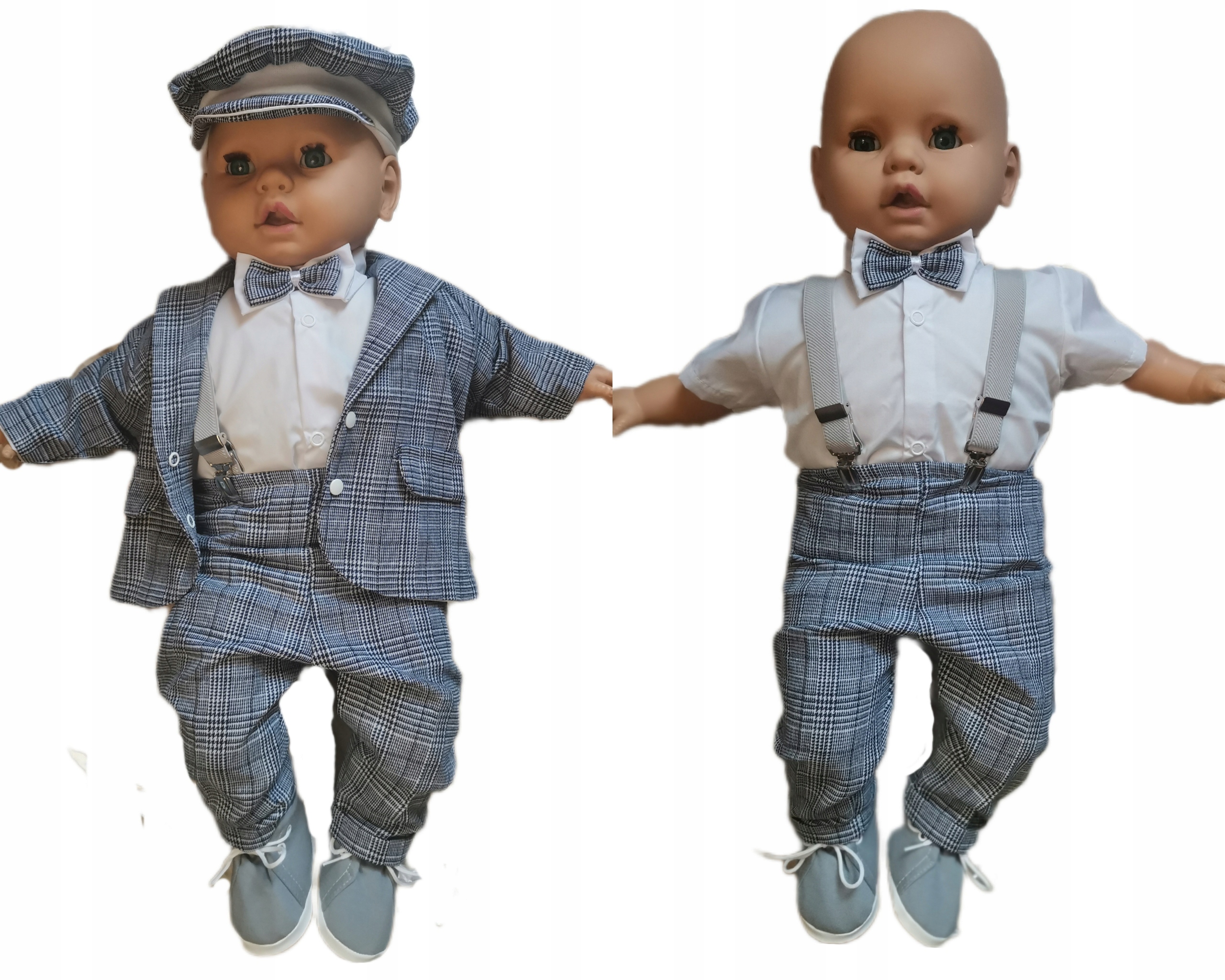 GARNITUR do chrztu ubranko LATO chrzest komplet 74 Marka bez marki