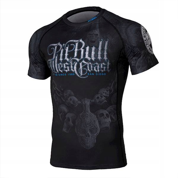 Pit Bull Rashguard Skull Dog 18 Shortsleeve XL Rozmiar XL