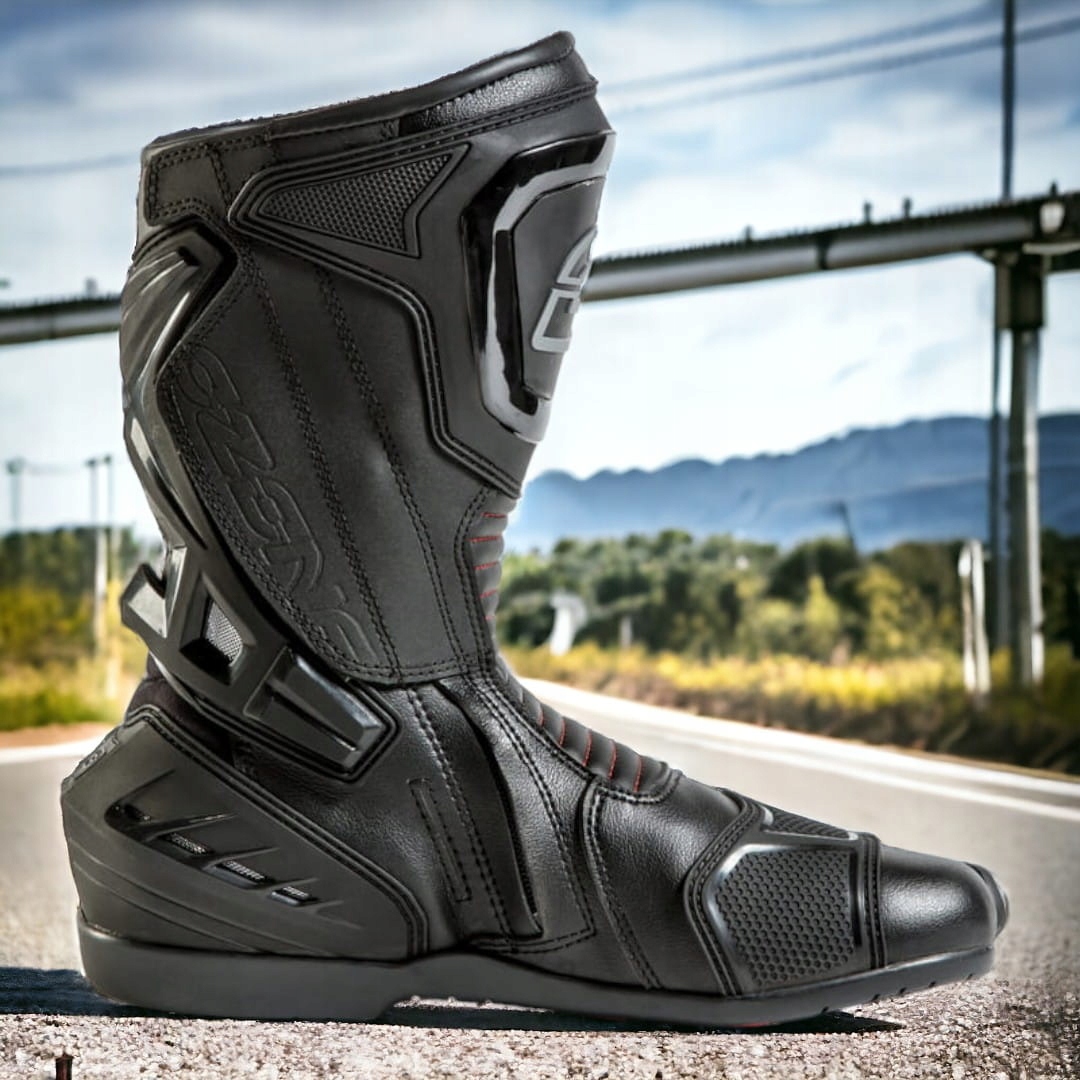 Buty Motocyklowe Skórzane Sportowe Czarne OZONE CIRCUIT II BLACK - 39 Producent Ozone