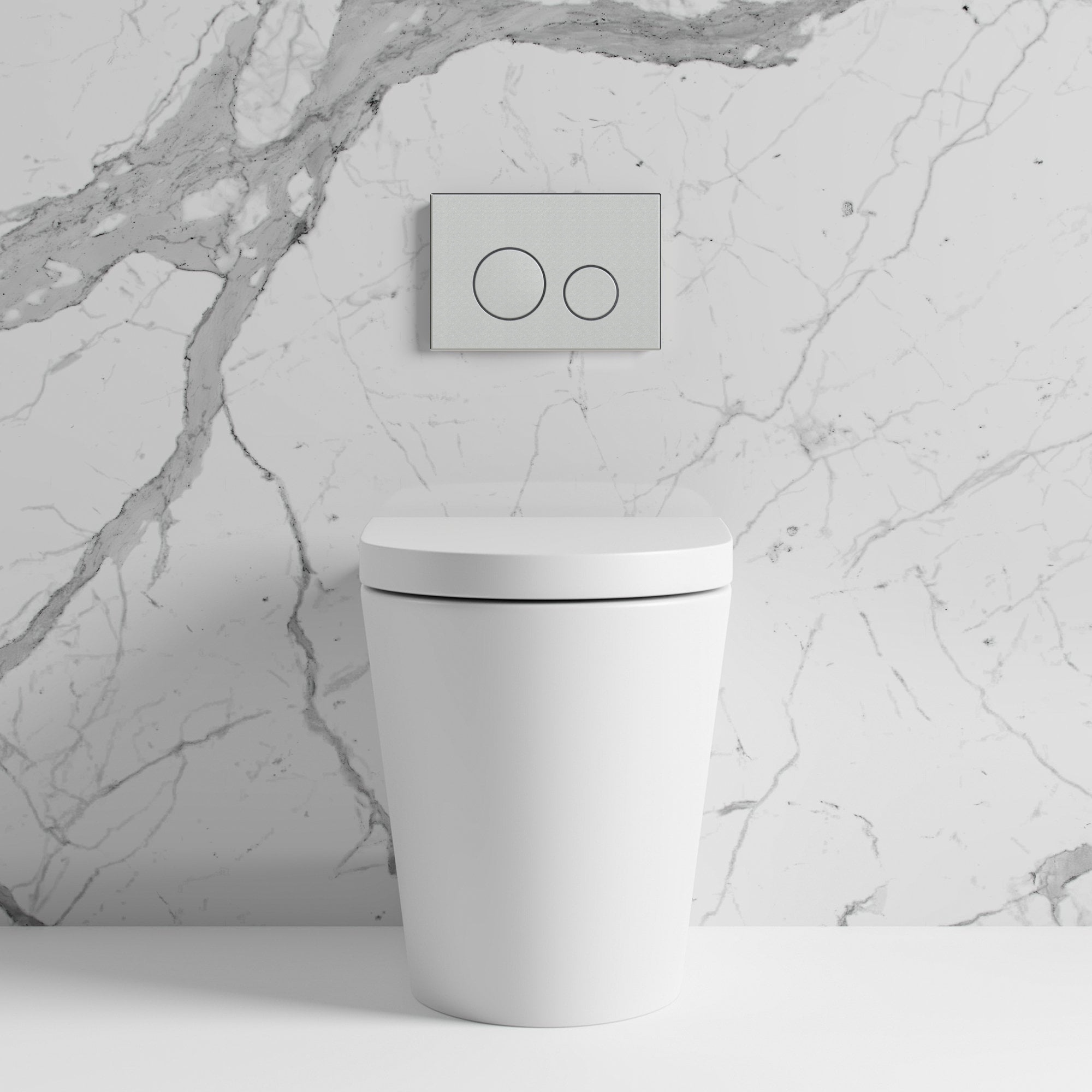 PRZYCISK DO SPŁUCZKI Cersanit Aqua Link CHROM MAT Przycisk Spłukujący WC Rodzaj do WC