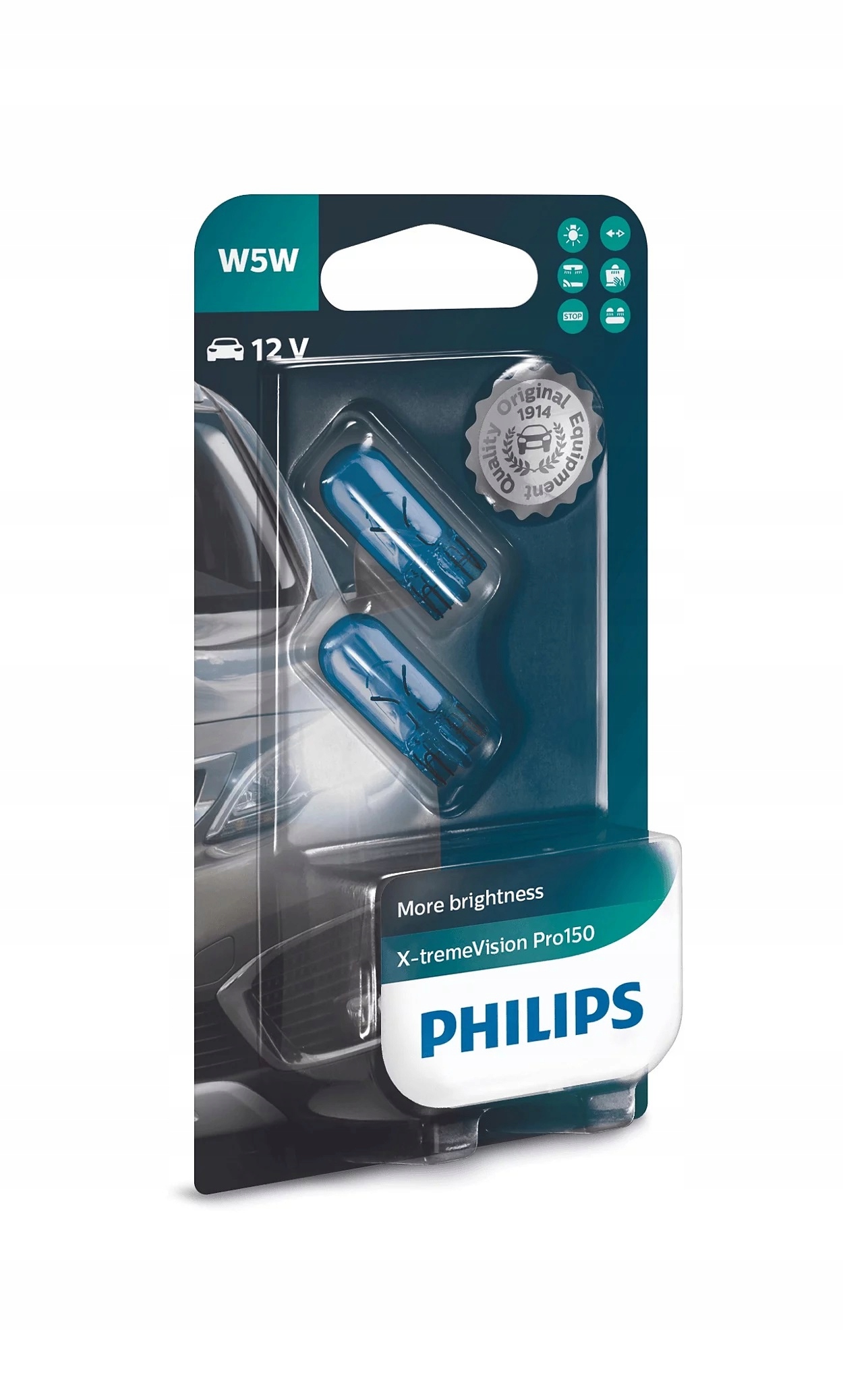 

2x W5W T10 Philips X-treme Vision PRO150 Mocne