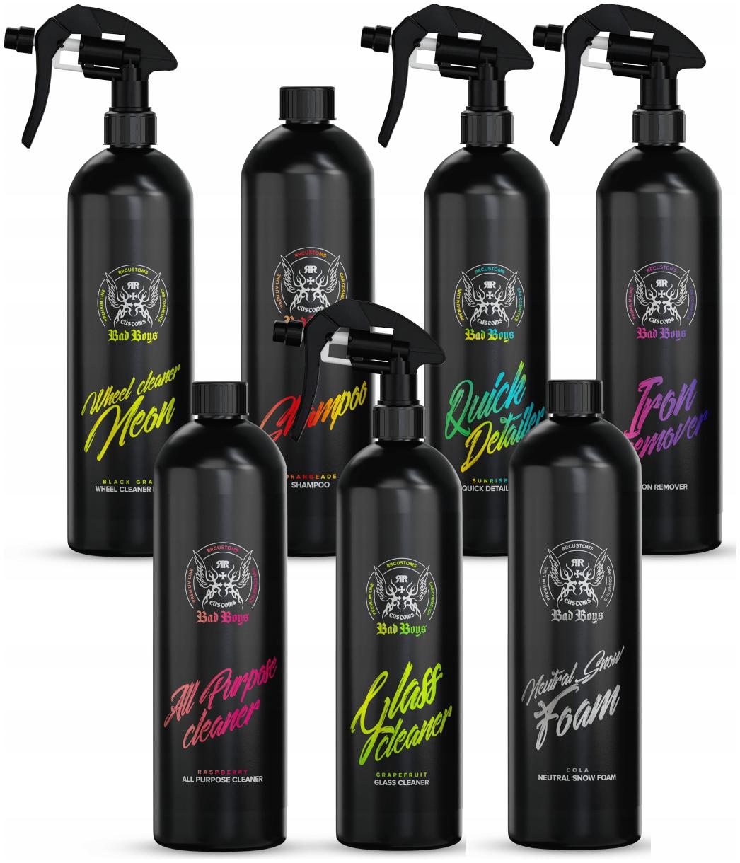 RR Customs RRC Bad Boys Mega Zestaw Kosmetyków Do Auta Detailing Prezent