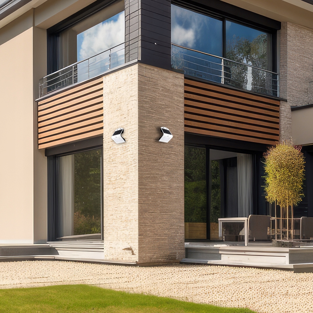 LAMPA SOLARNA LED Butterfly Biała 3,2W Kolor biały