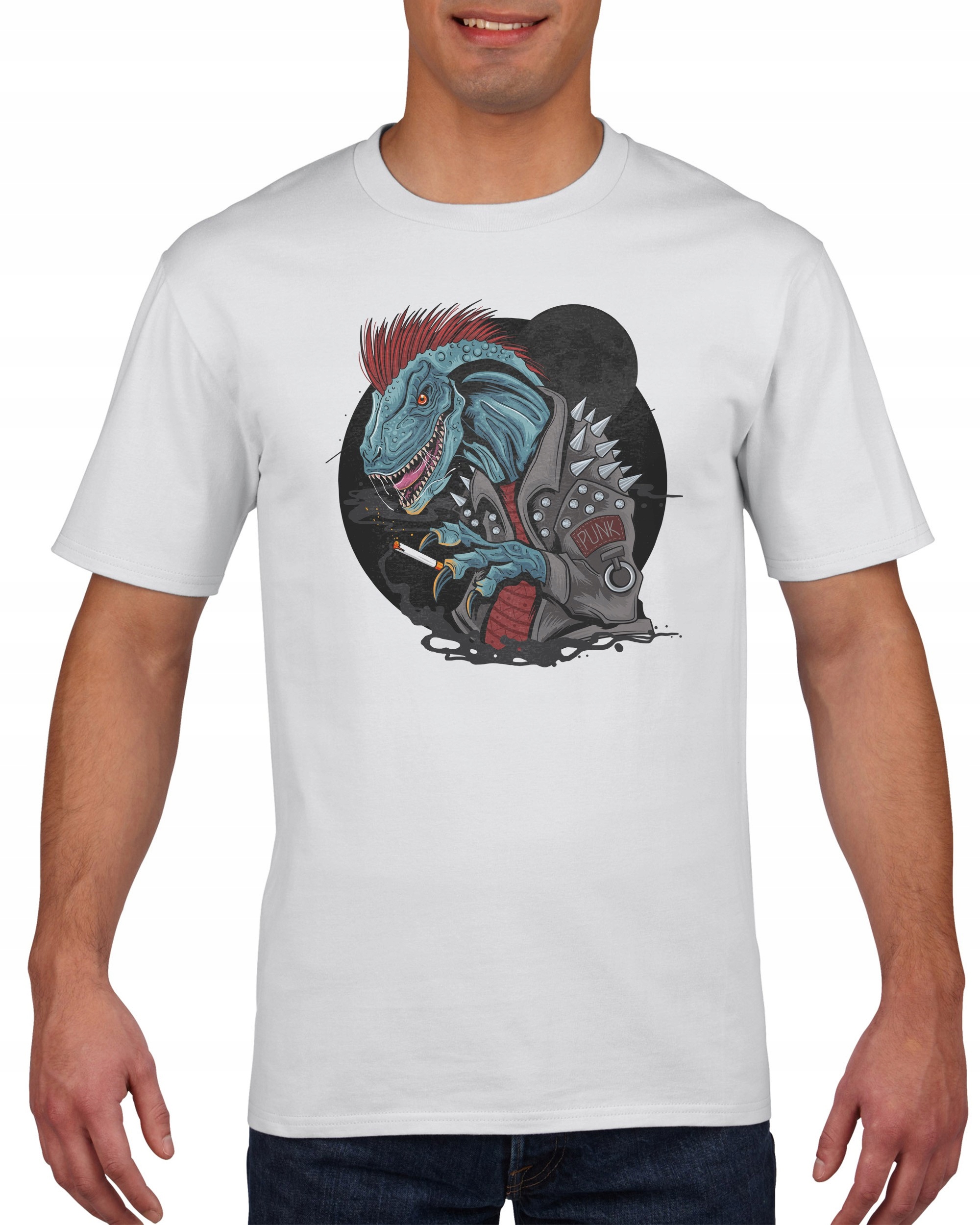 

Koszulka meska Punk Dinozaur T Rex XL