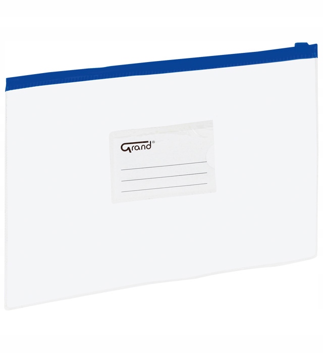 Teczka koszulka Z Suwakiem A4 Grand NIEBIESKA