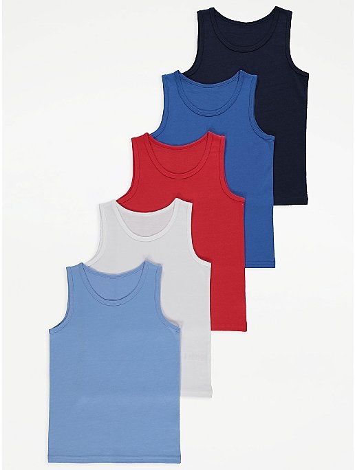 

George_104-110_bawełniane podkoszulki_5 pack