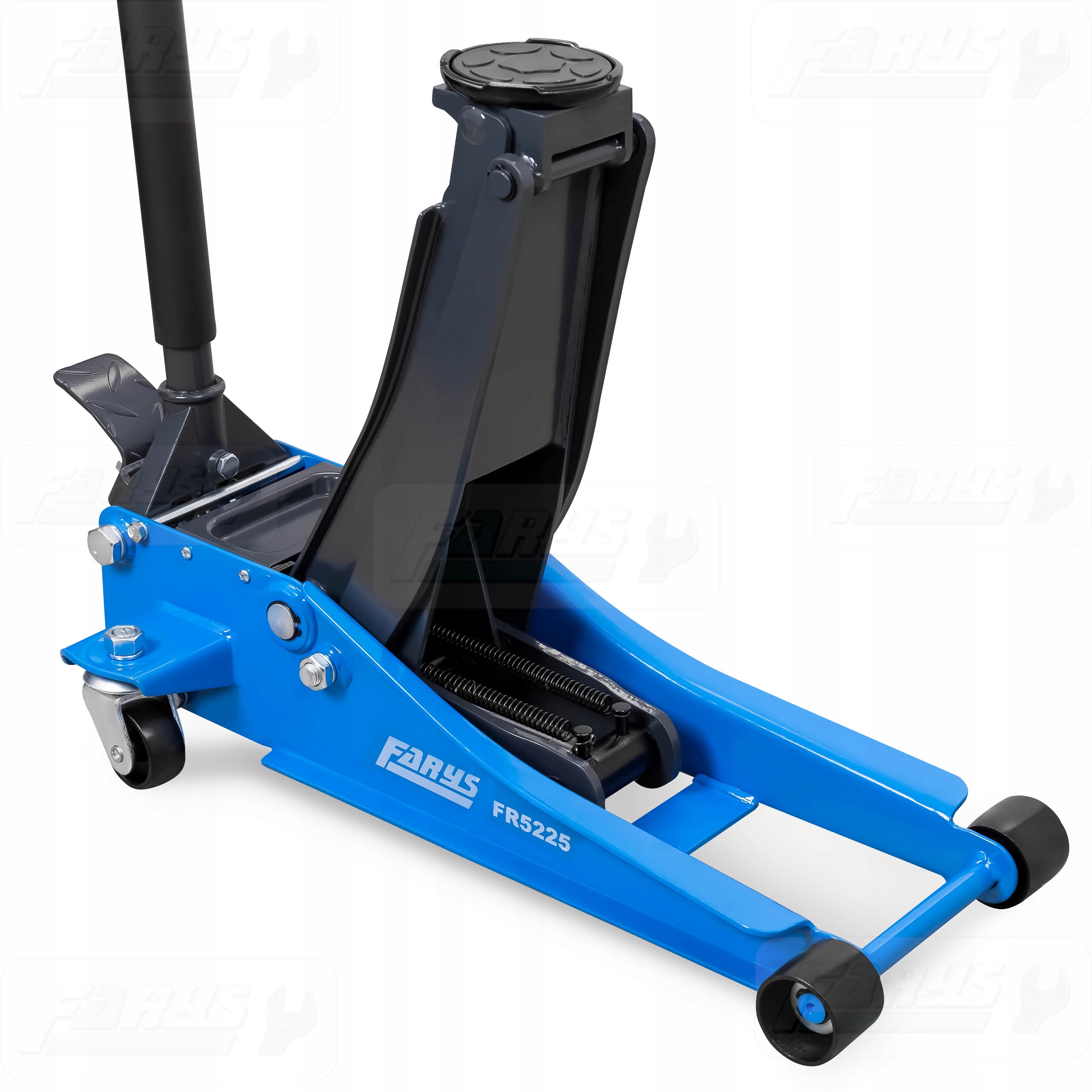 PODNOŚNIK SAMOCHODOWY NISKOPROFILOWY WARSZTATOWY ŻABA 3T GUMA NISKI 2-TŁOK Marka Farys