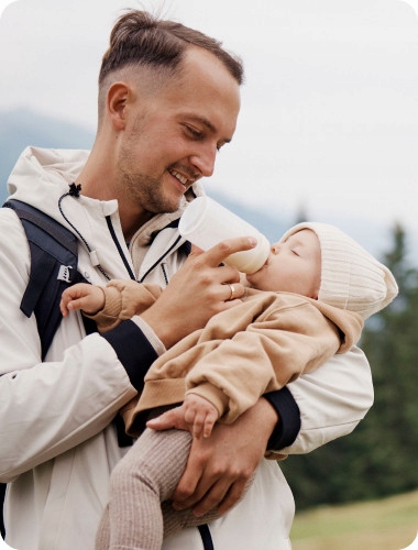 Bebilon 3 Advance Pronutra Junior ZESTAW 2x 1000 g + chusteczki NIVEA BABY Wyrób medyczny nie