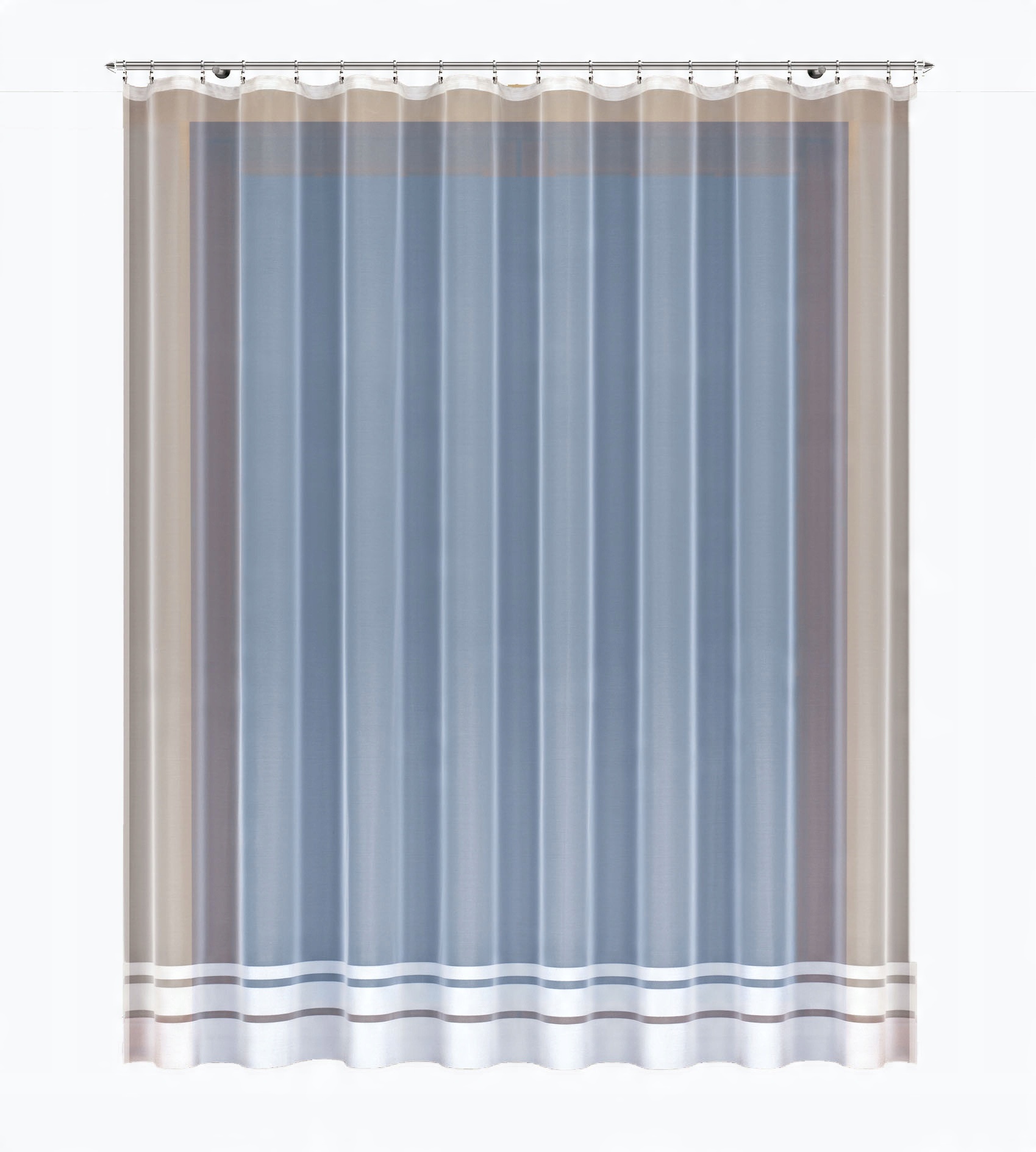 

Kremowa żakardowa firanka Outlet 280 x 200cm