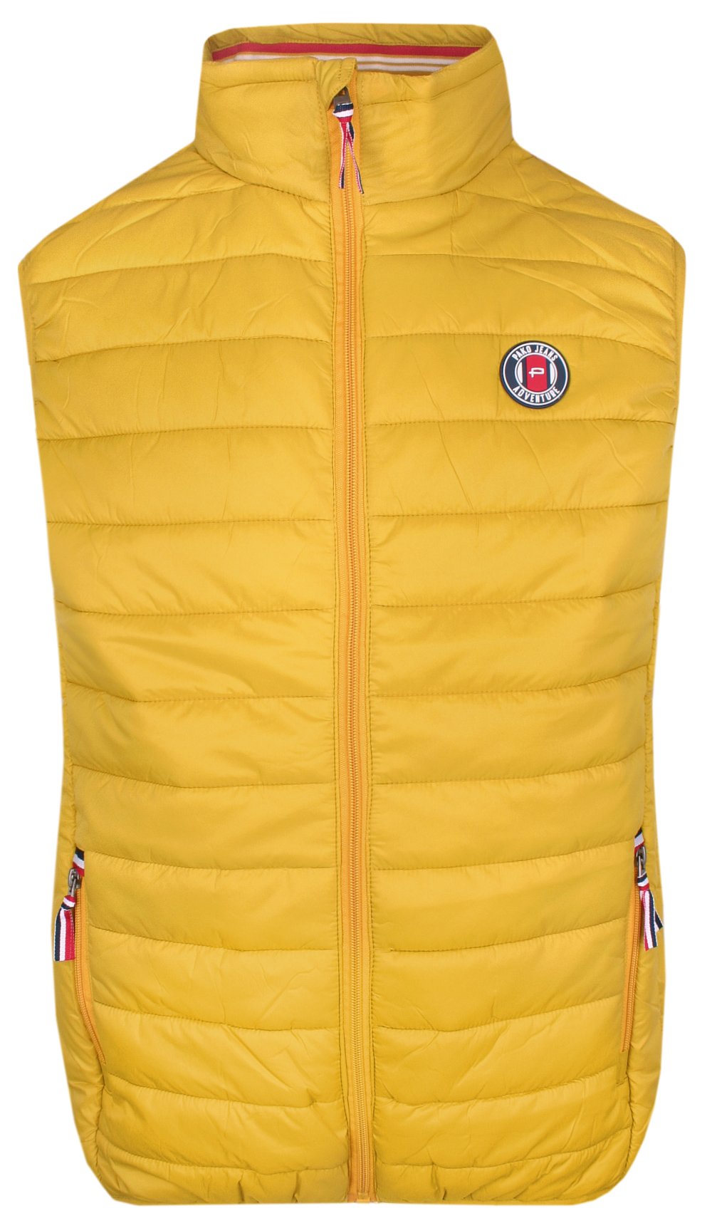 Praktický zateplený Vesta (vesta) – Pako Jeans – Žlutá – XXL