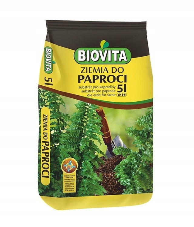 

Biovita Ziemia podłoże do Paproci paprotek 5L
