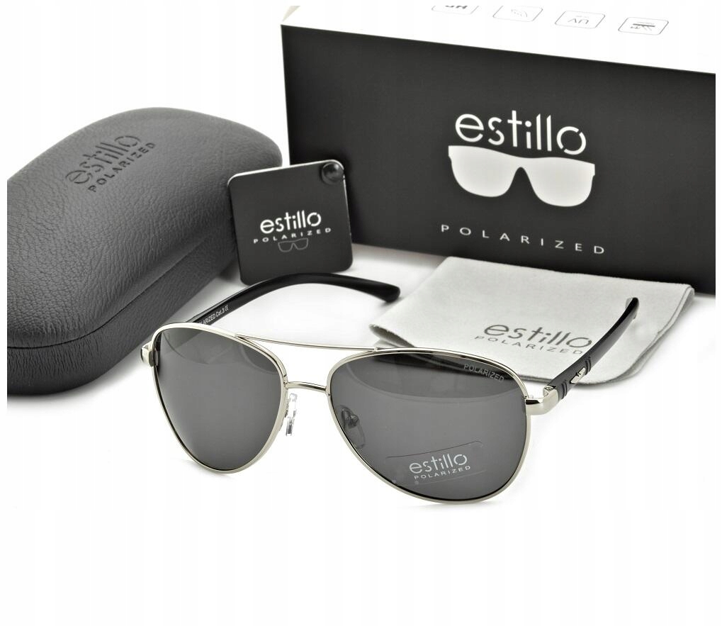 Sluneční brýle Pilotky Polarizační Uv Pánské Dámské Bonus