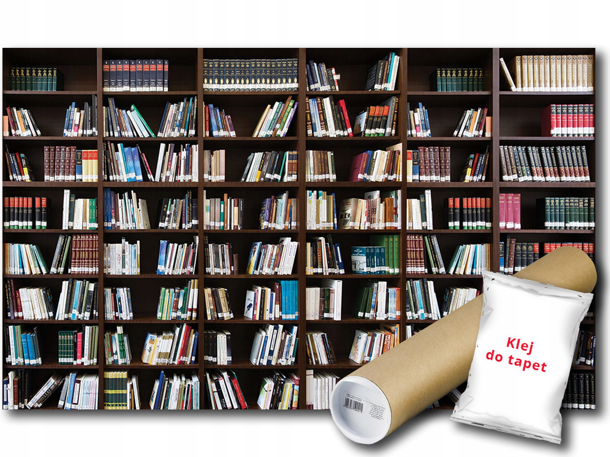 Fototapeta Vinylová Imitácia Regál Police Knižnica Knihy 208x146