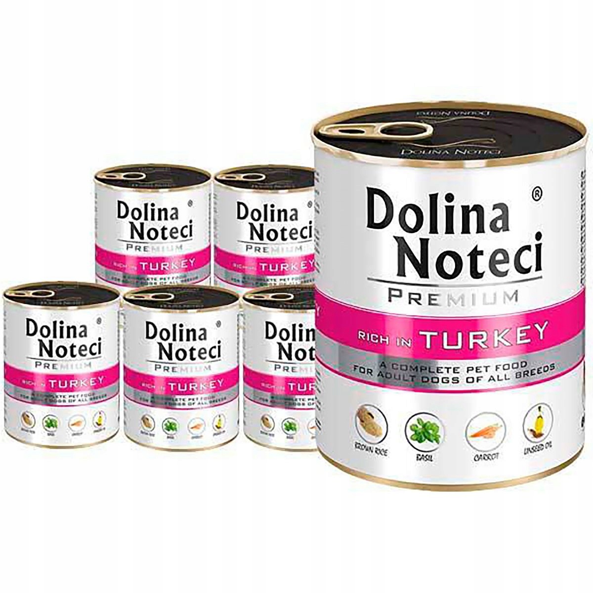 Levně Dolina Noteci Premium 800G Vlhké Krmivo Psa Krůta sada 6x800 g