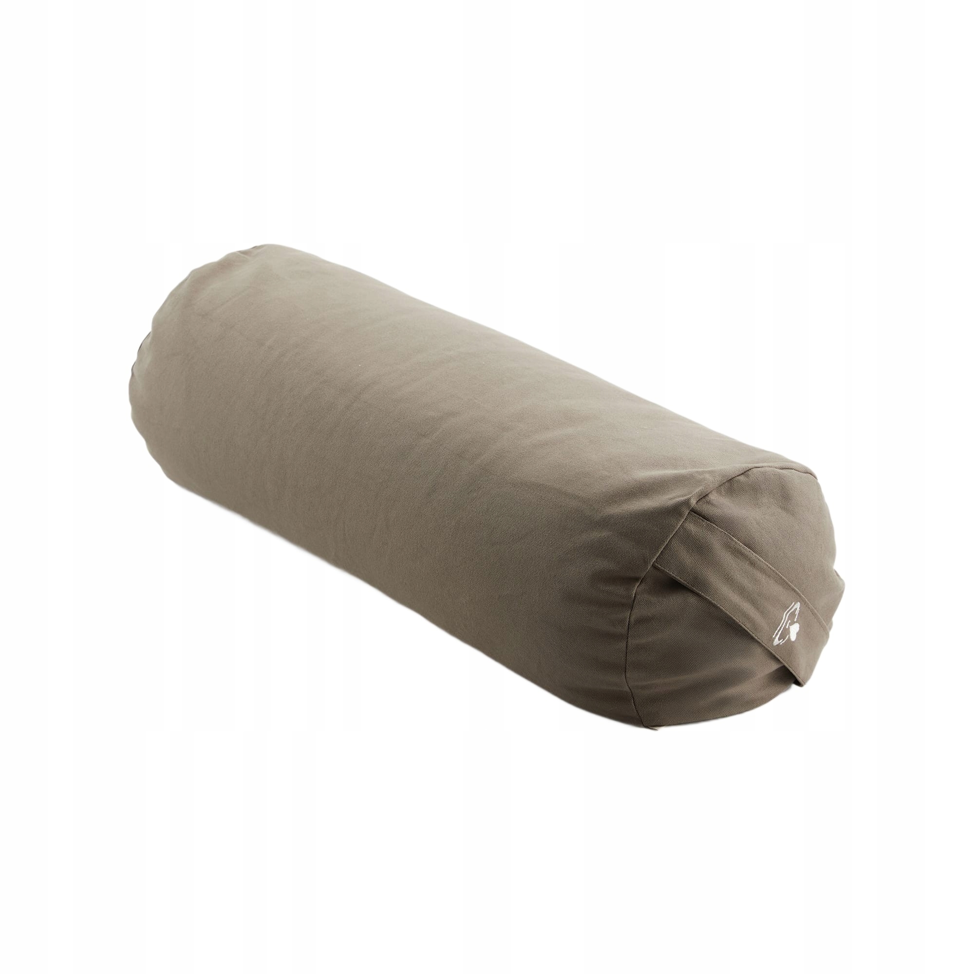 Bolster na jógu Myga, Pohanková Slupka, Bavlněný Potah, 63 cm, hnědý