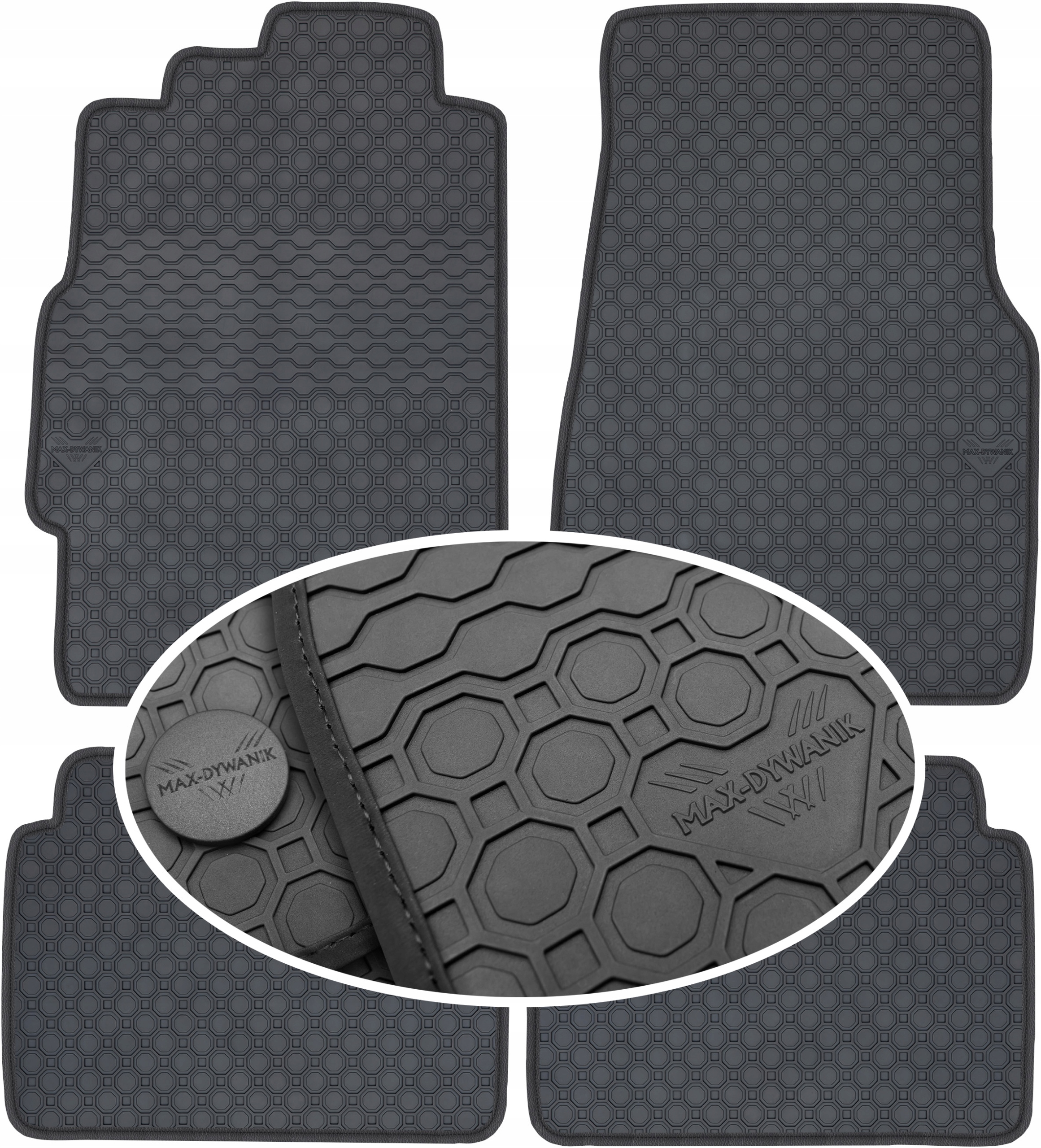 Honda Civic VI Coupe 1996-2001 Gumový koberec PrimeLiner čierny