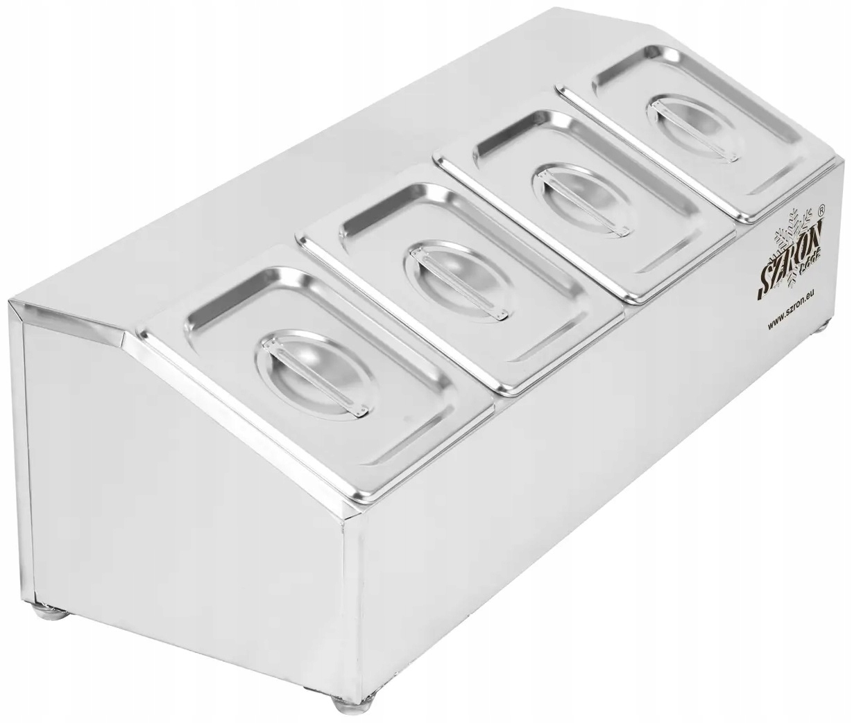 Gastronomický nastavitelný zásobník 4x Gn 1/6 15 cm Szron CHD04AD