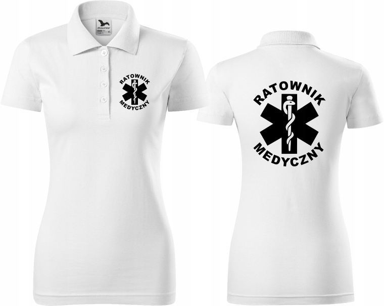 

Medyczna Koszulka Polo Ratownik Medyczny Bawełna