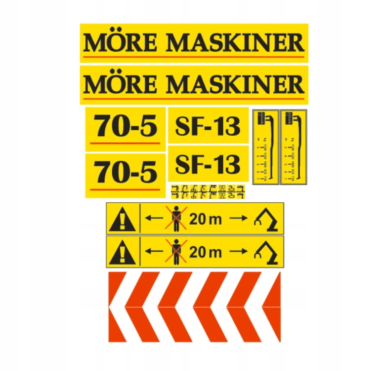 Samolepky More Maskiner 70-5