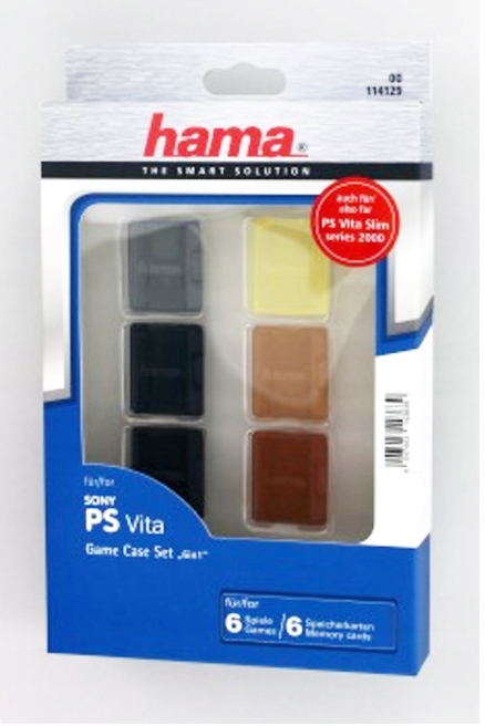 Zestaw pudełek Hama na gry PS Vita 6 szt.
