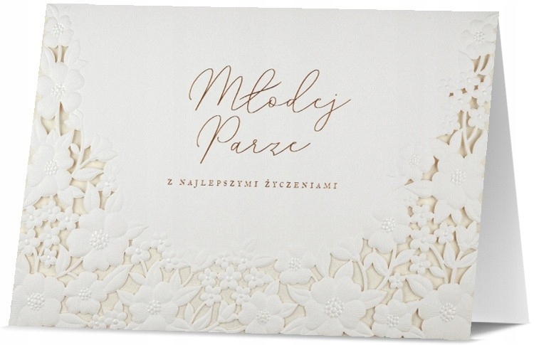 

Kartka kartki na ślub z życzeniami glamour H920