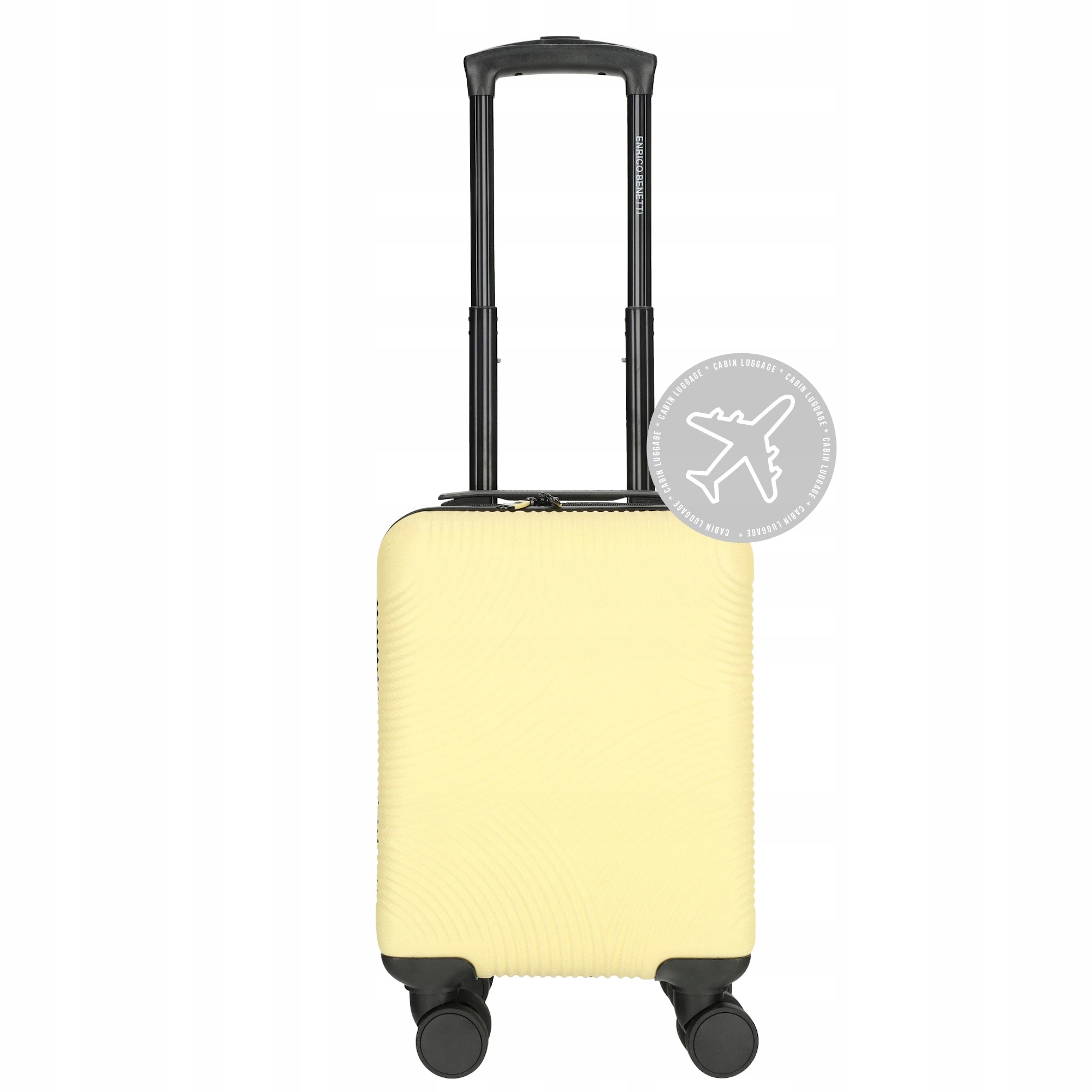 Kabinový kufr podsedadlový Abs 25L Enrico Benetti žlutý