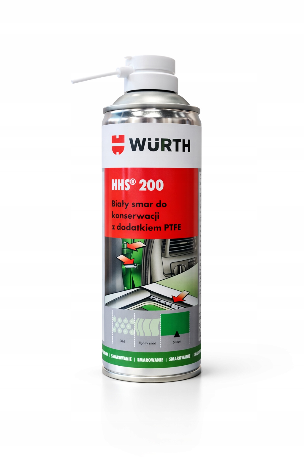 Wurth Hhs 200 smar biały do konserwacji Ptfe 400ml