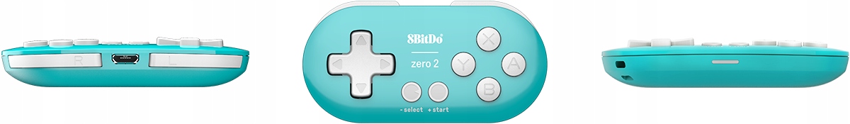 8Bitdo Zero 2 Turquoise Miniaturowy Pad Bluetooth PC Android Switch OUTLET Kolor turkusowy