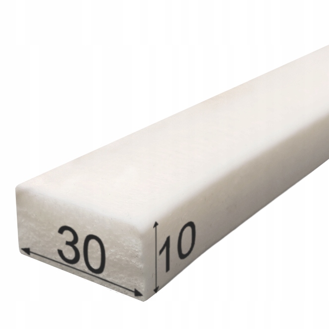 

Uszczelka silikonowa pianka prostokąt 10x30mm