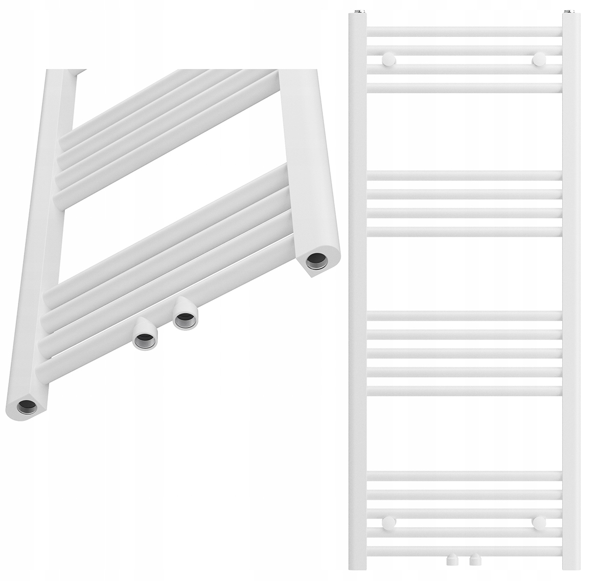 Koupelnový Radiátor Kaloryfer Žebříkový Moderní Bílý 120x50 cm Raven