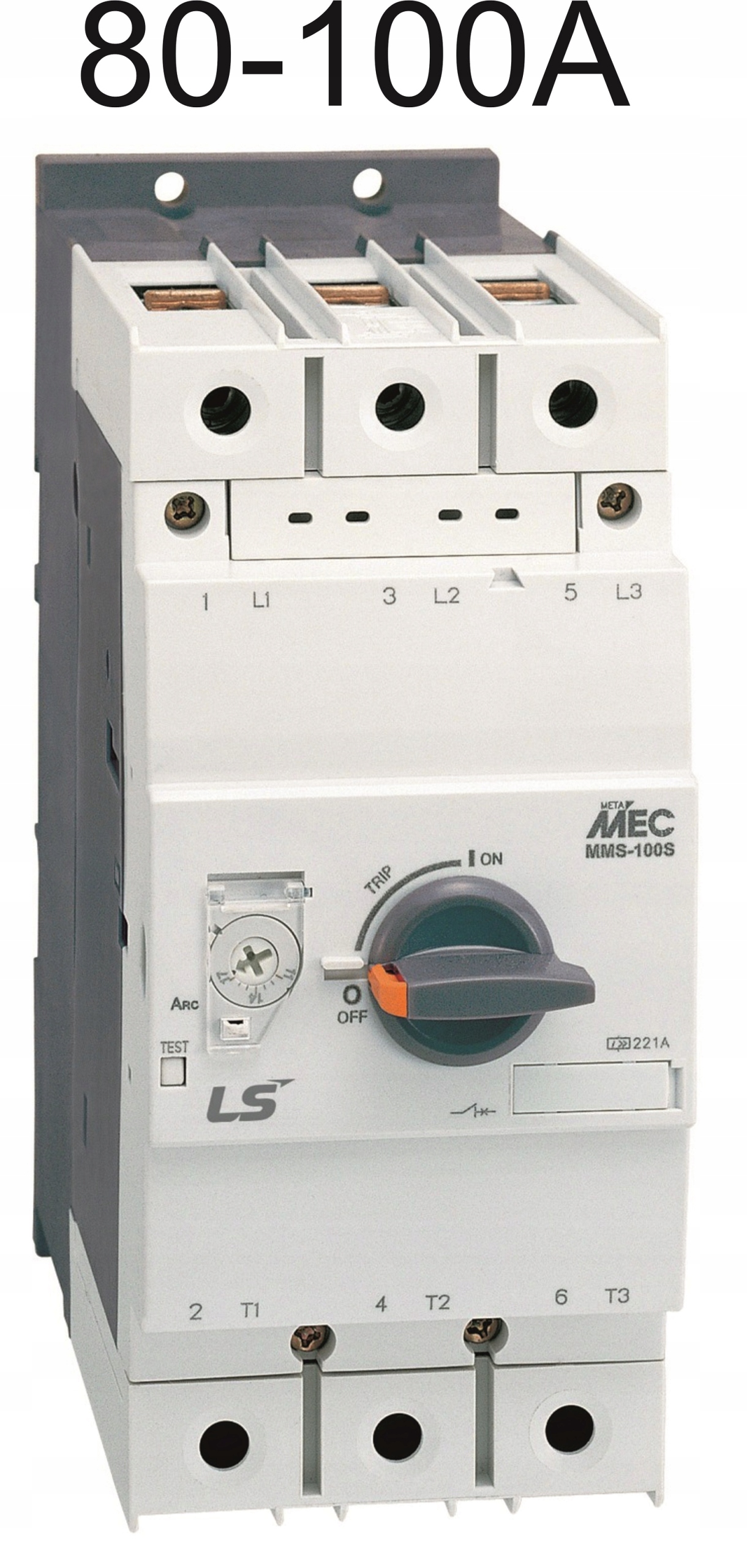 Motorový spínač MMS-100S 100A