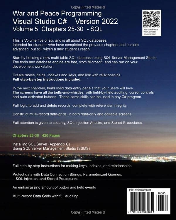 Wolf, Tim R. War and Peace - C# Programming 5 Vol.: Programming in C# Visua Język publikacji angielski