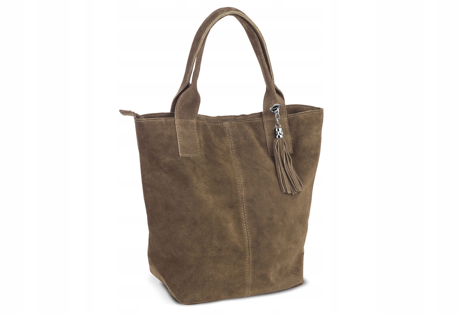 Kožená taška Vera Pelle Olivia Zmaszowa Taupe