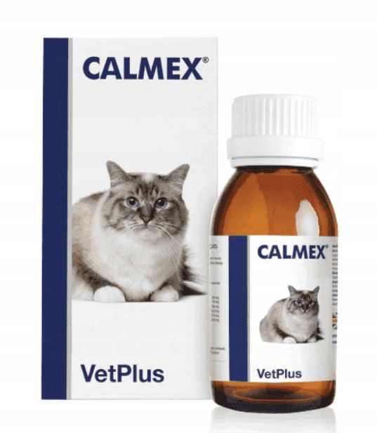 VetPlus Calmex Cat 60 ml Suplement dla kota Wyciszenie Na Stres Lęk