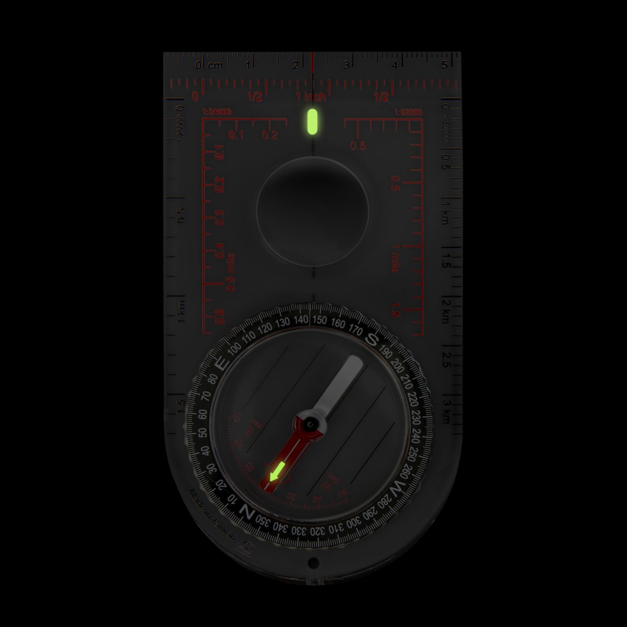 KOMPAS MAPOWY BUSOLA PRZEŹROCZYSTY FOSFORYZUJĄCY HELIKON KOMPAS SCOUT MK2 Model Scout MK2
