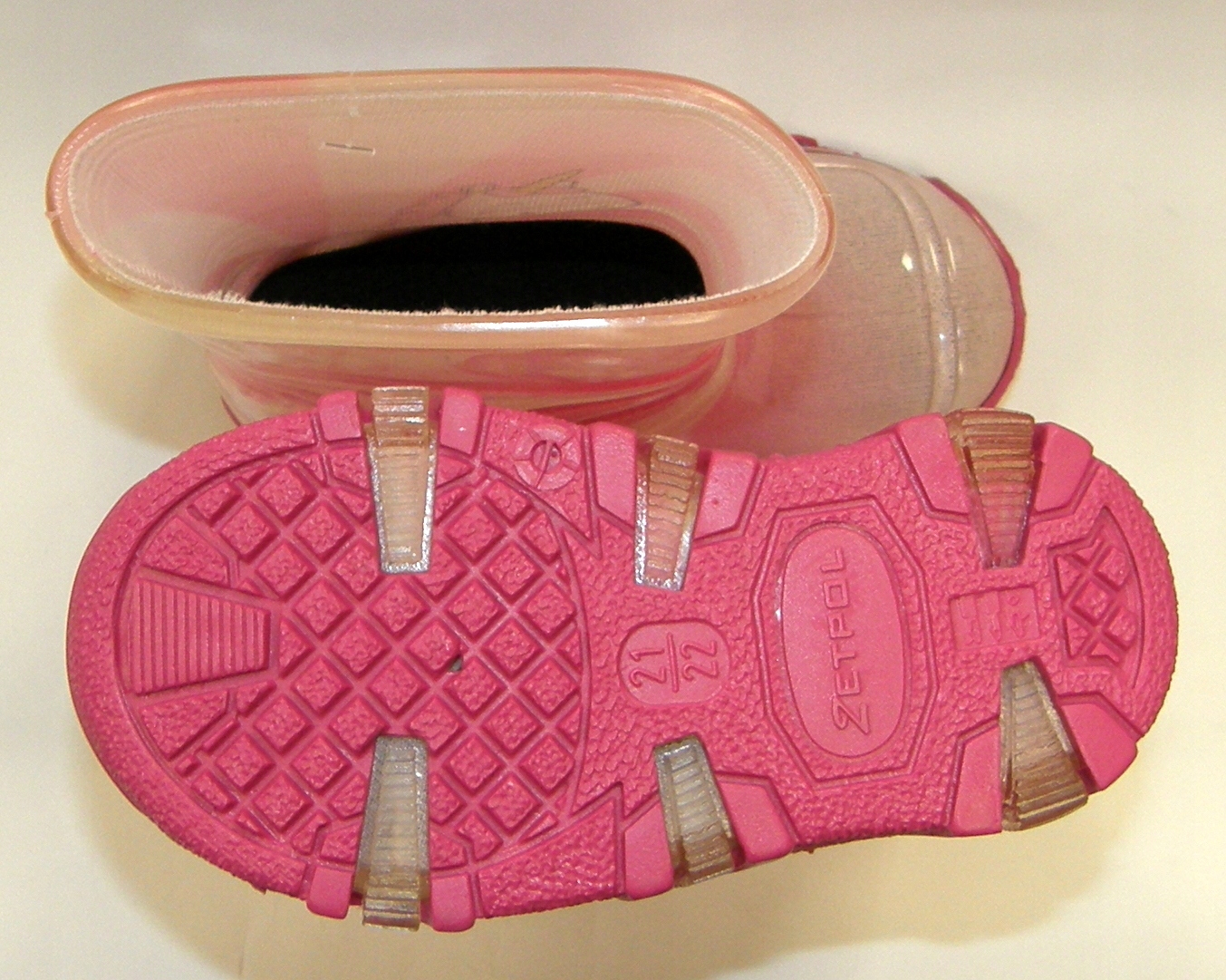 KALOSZE JEDNOROŻEC RÓŻOWE R 35/36 WKŁ 22,50 CM Płeć dziewczynki