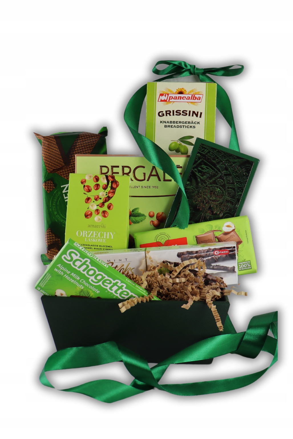 Dárkový koš Zelený sen Dárkové koše Narozeniny Jmeniny Výročí